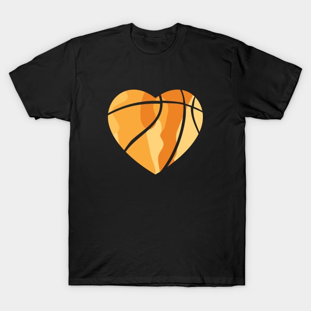 Basketball Love Camu T-Shirt by Rayrock76